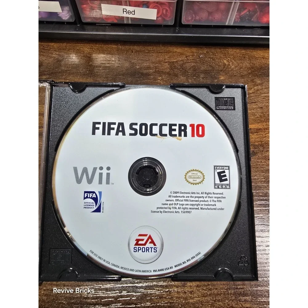 FIFA Soccer 10 (Nintendo Wii, 2009) Disc Only Tested and Working Great Cond.